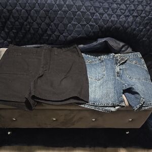 Blue Jean shorts- 2 pair
